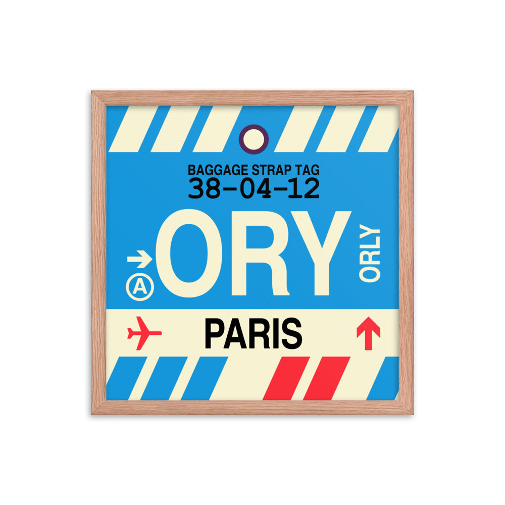 Travel-Themed Framed Print • ORY Paris Souvenir • YHM Designs - Image 09