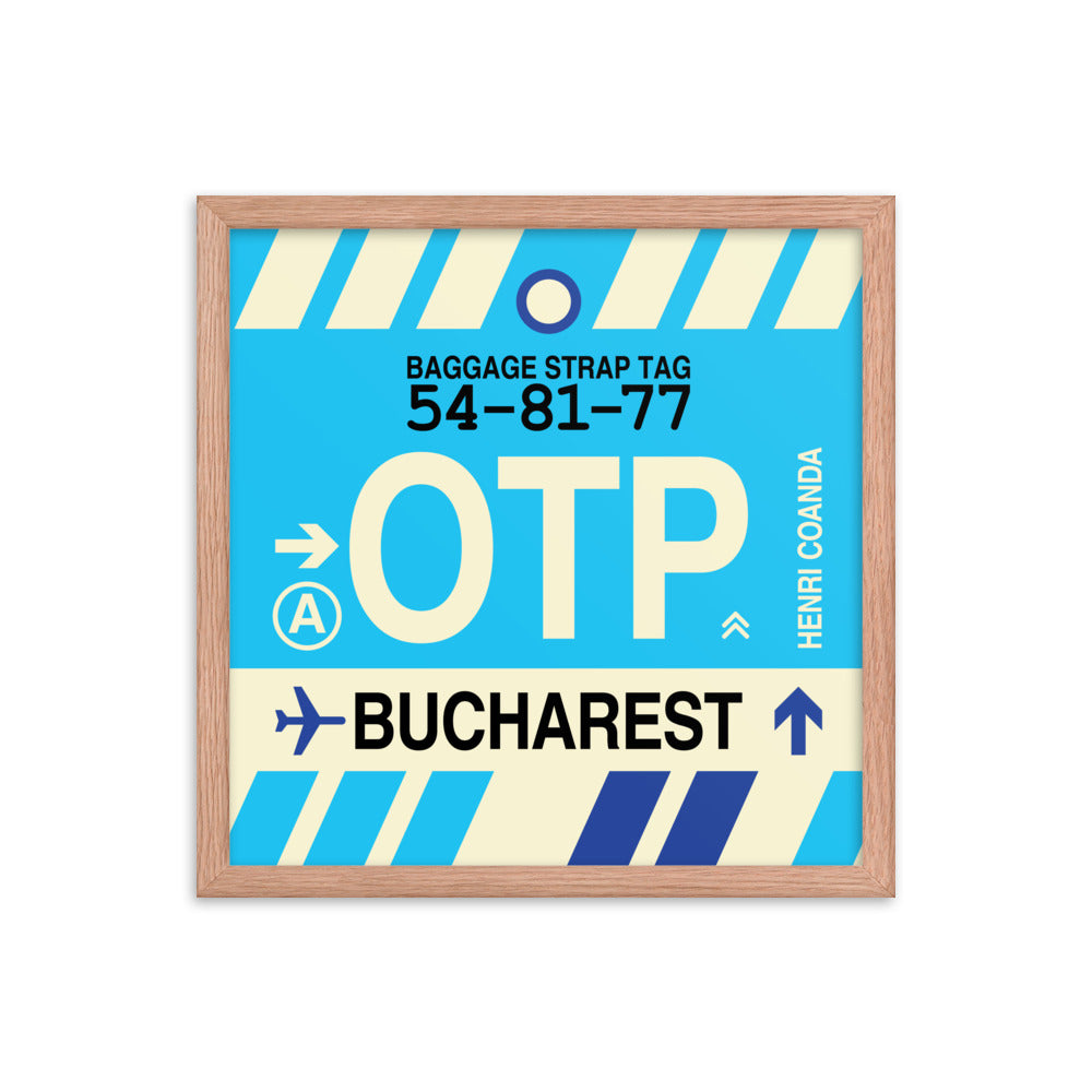 Travel-Themed Framed Print • OTP Bucharest Souvenir • YHM Designs - Image 09