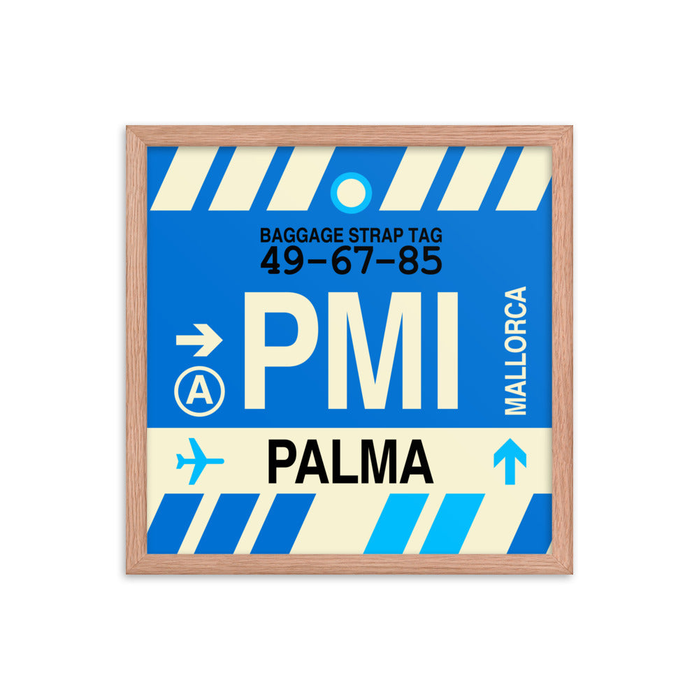 Travel-Themed Framed Print • PMI Palma de Mallorca Souvenir • YHM Designs - Image 09