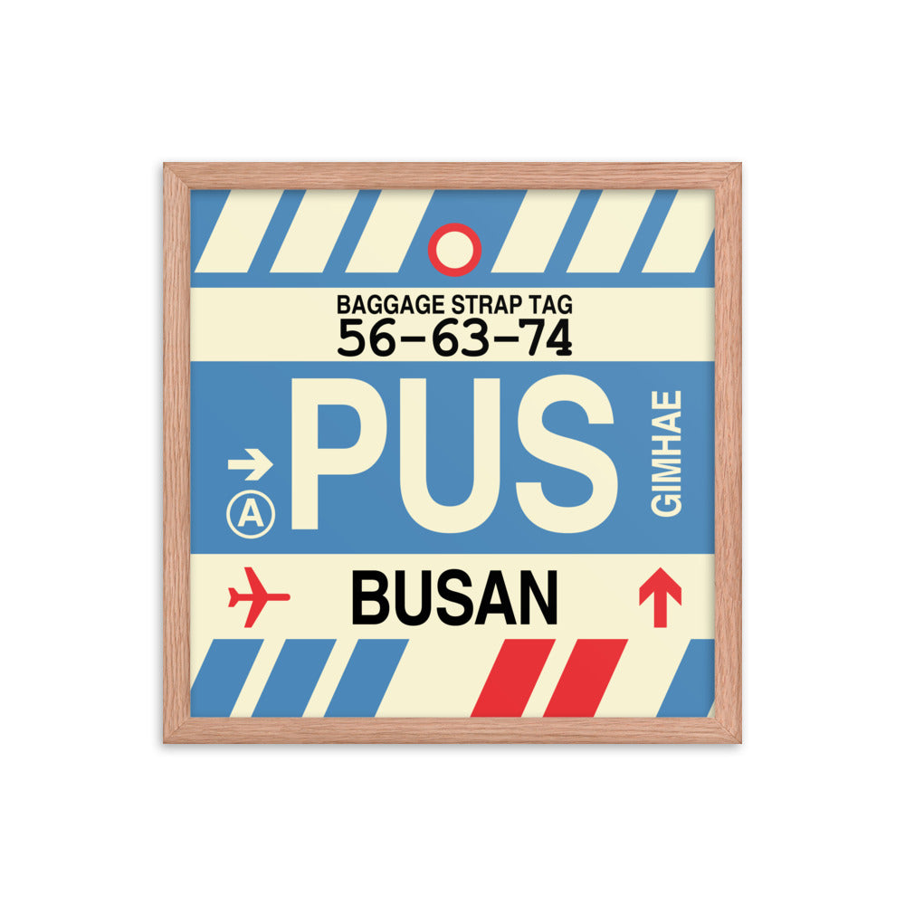 Travel-Themed Framed Print • PUS Busan Souvenir • YHM Designs - Image 09