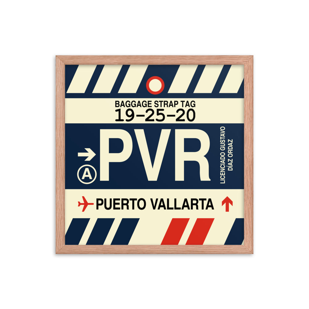 Travel-Themed Framed Print • PVR Puerto Vallarta Souvenir • YHM Designs - Image 09