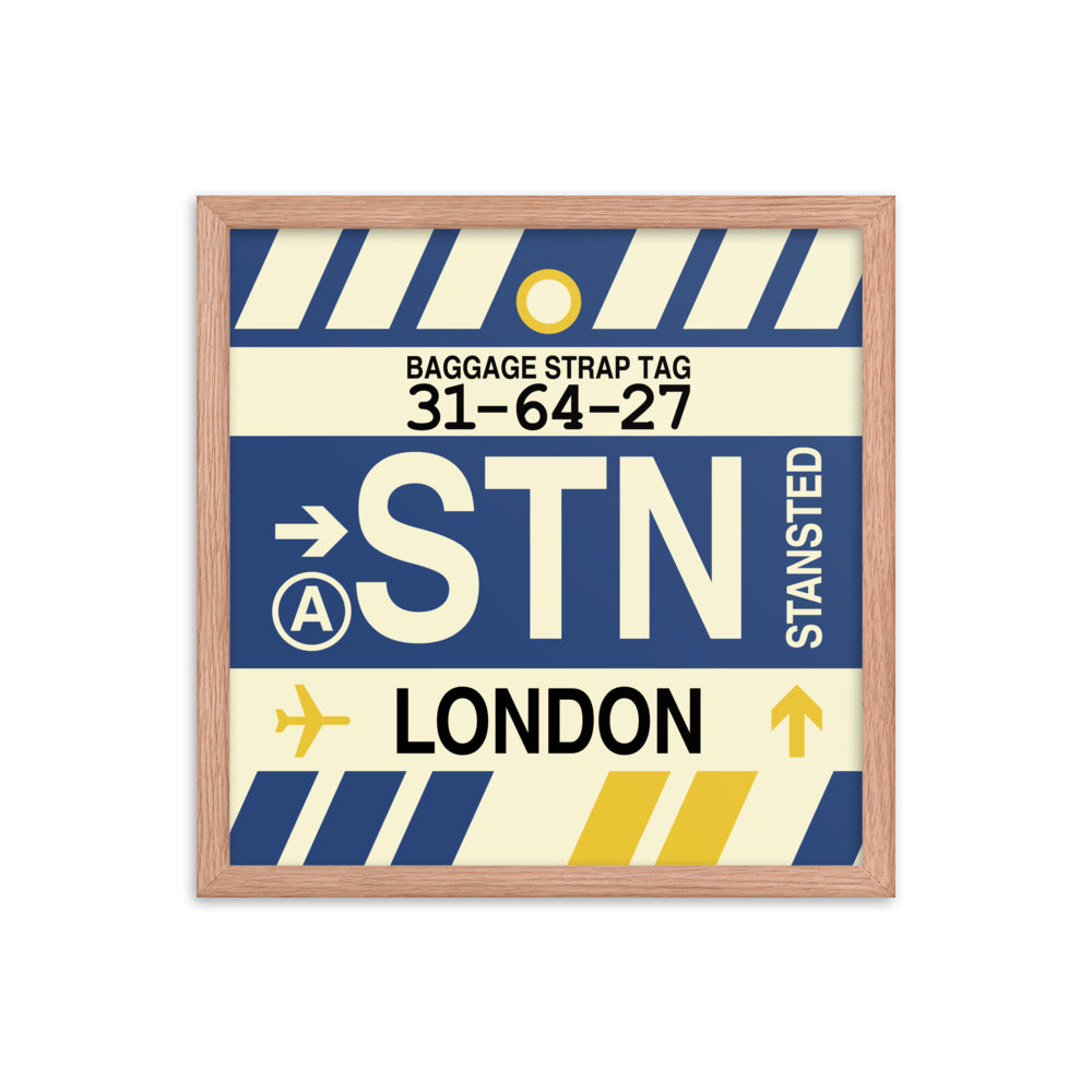 Travel-Themed Framed Print • STN London Souvenir • YHM Designs - Image 09