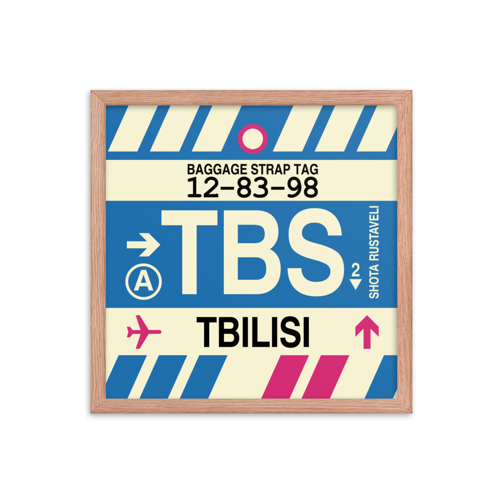Travel-Themed Framed Print • TBS Tbilisi Souvenir • YHM Designs - Image 09