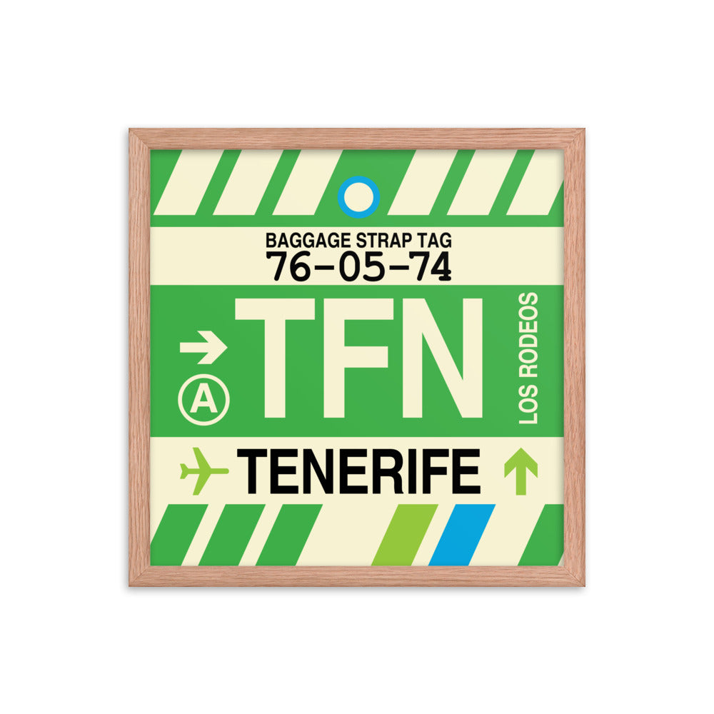 Travel-Themed Framed Print • TFN Tenerife Souvenir • YHM Designs - Image 09