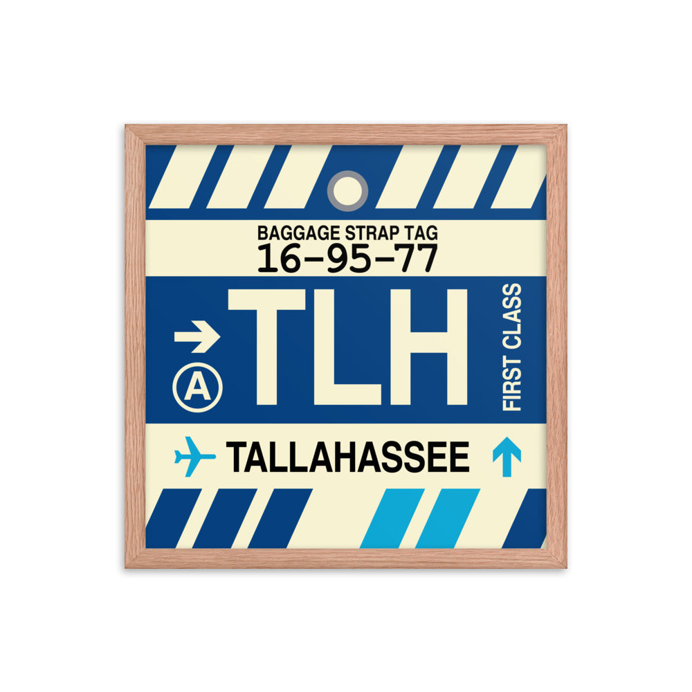 Travel-Themed Framed Print • TLH Tallahassee • YHM Designs - Image 09