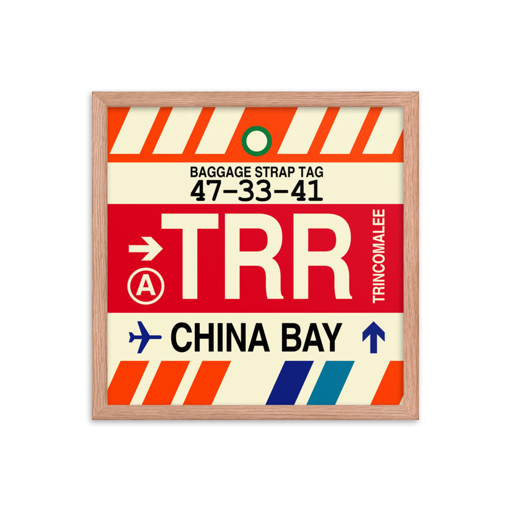 Travel-Themed Framed Print • TRR China Bay Souvenir • YHM Designs - Image 09