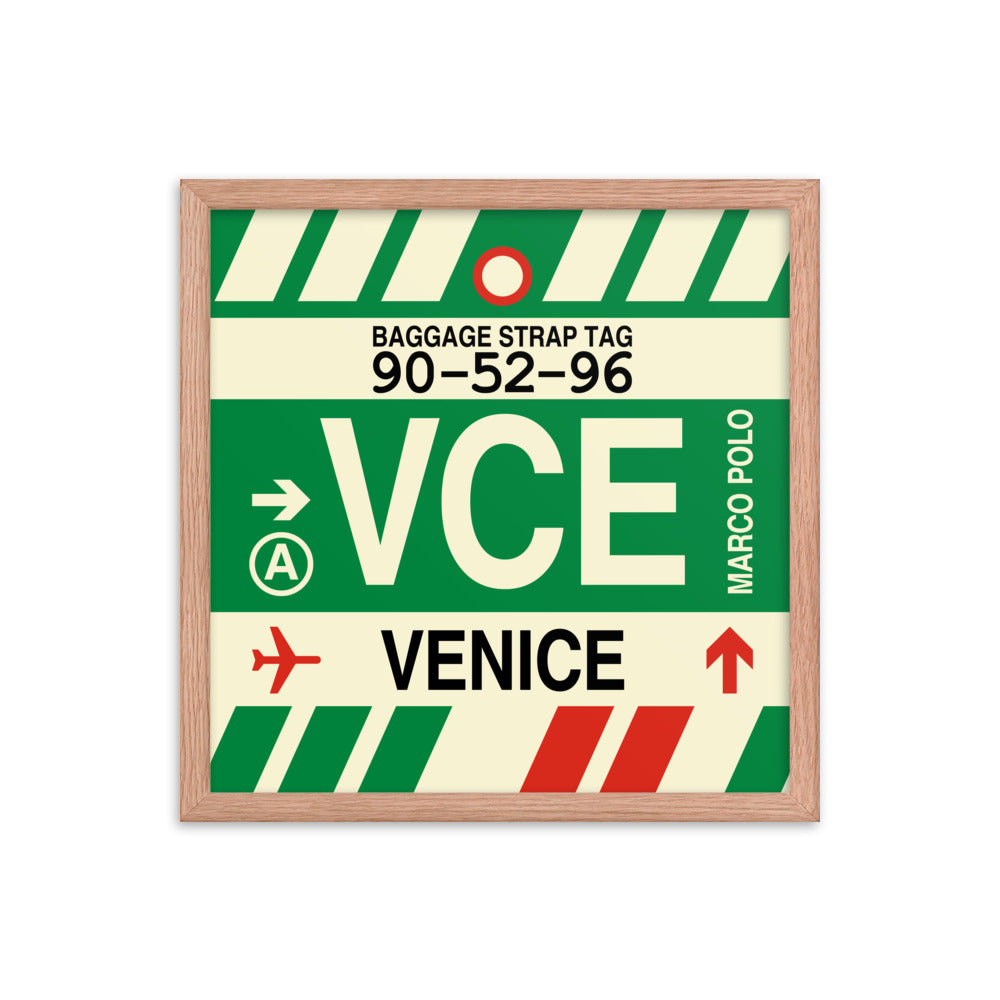 Travel-Themed Framed Print • VCE Venice Souvenir • YHM Designs - Image 09
