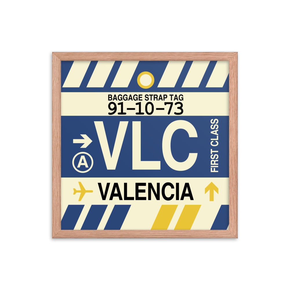 Travel-Themed Framed Print • VLC Valencia Souvenir • YHM Designs - Image 09