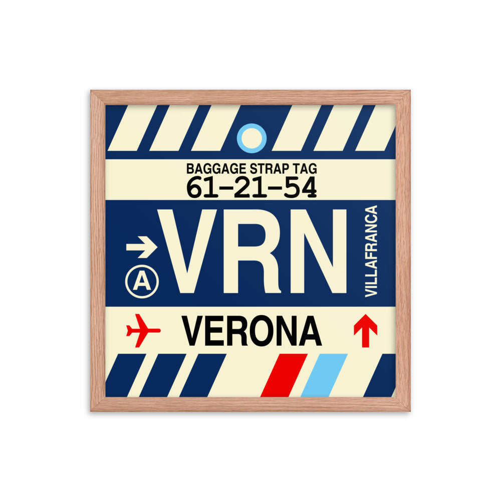 Travel-Themed Framed Print • VRN Verona Souvenir • YHM Designs - Image 09