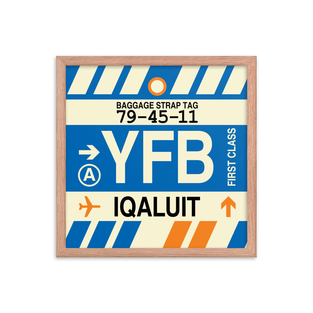 Travel-Themed Framed Print • YFB Iqaluit • YHM Designs - Image 09