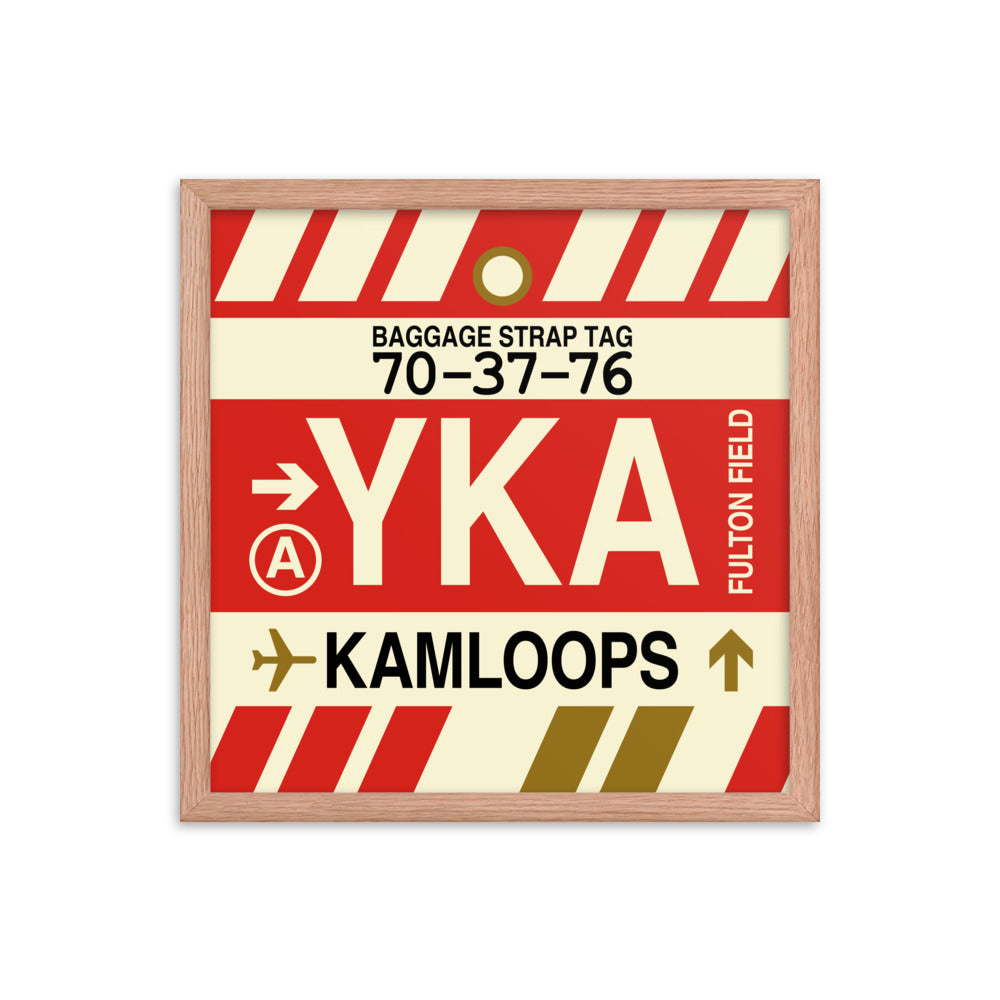 Travel-Themed Framed Print • YKA Kamloops • YHM Designs - Image 09