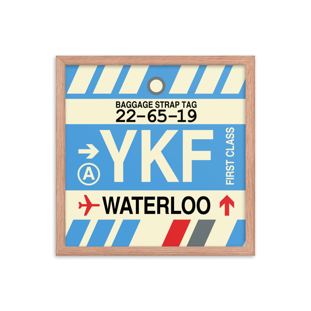 Travel-Themed Framed Print • YKF Waterloo Souvenir • YHM Designs - Image 09