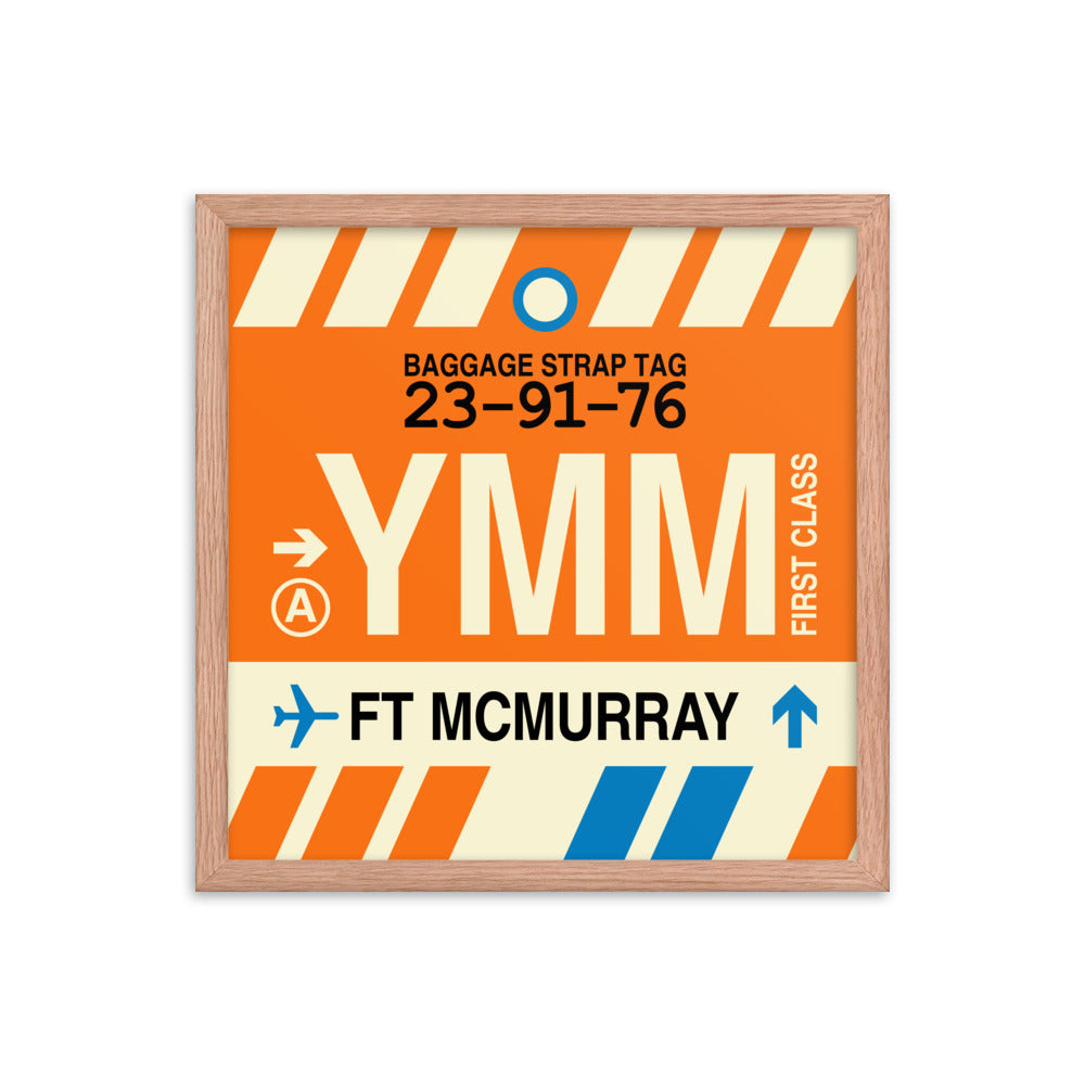 Travel-Themed Framed Print • YMM Fort McMurray • YHM Designs - Image 09
