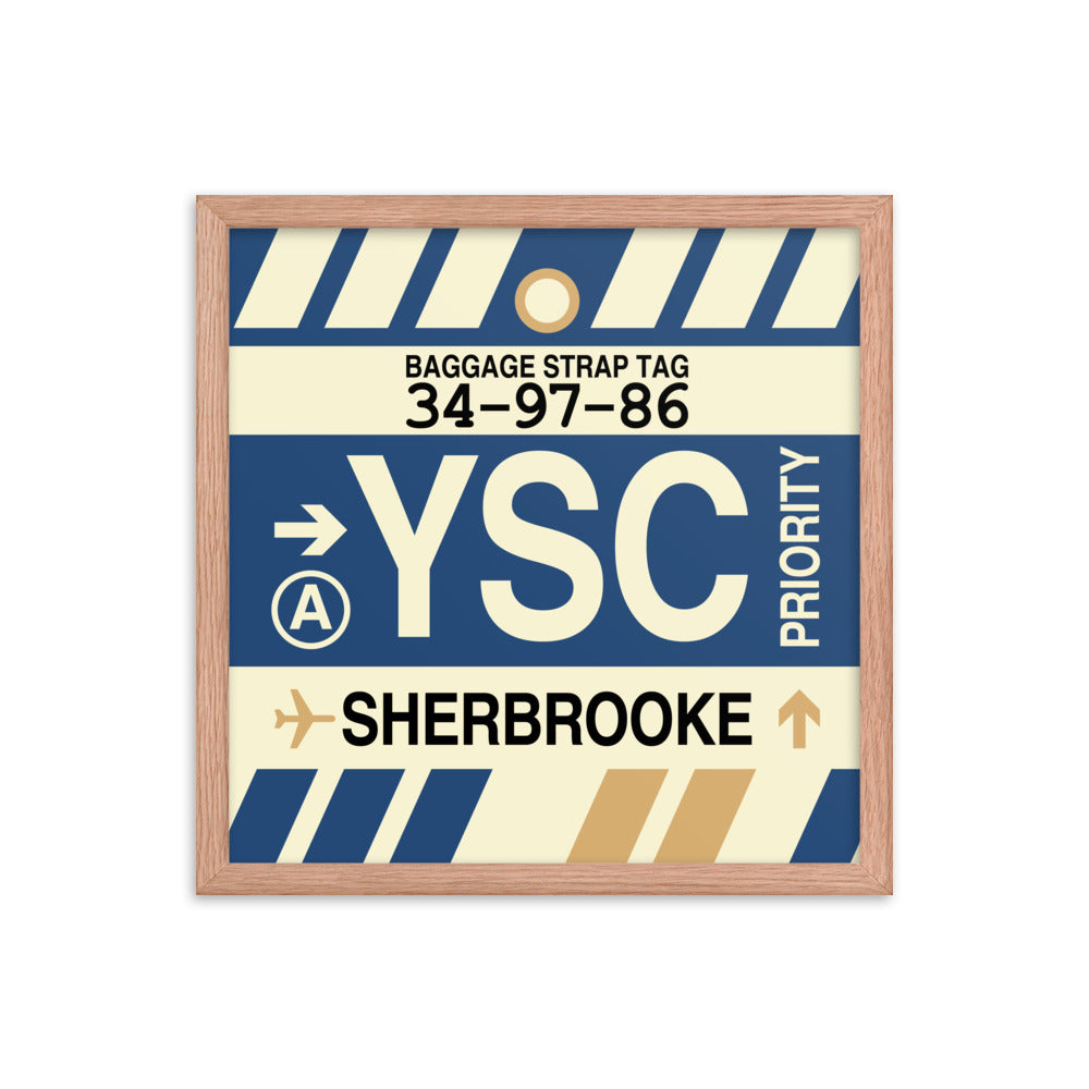 Travel-Themed Framed Print • YSC Sherbrooke • YHM Designs - Image 09