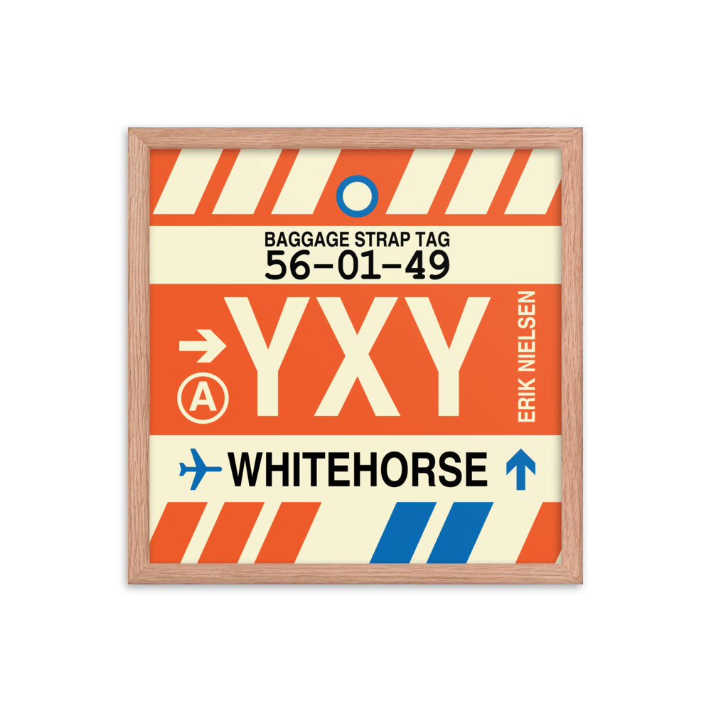 Travel-Themed Framed Print • YXY Whitehorse • YHM Designs - Image 09