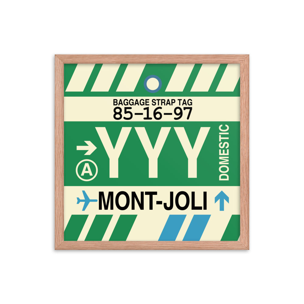 Travel-Themed Framed Print • YYY Mont-Joli • YHM Designs - Image 09