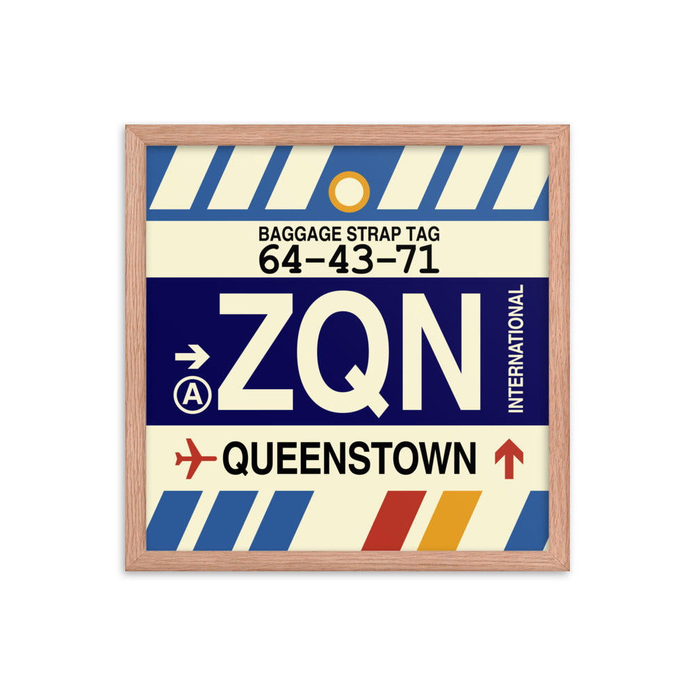 Travel-Themed Framed Print • ZQN Queenstown Souvenir • YHM Designs - Image 09