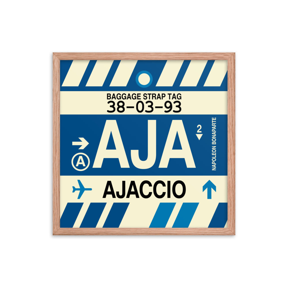 Travel-Themed Framed Print • AJA Ajaccio • YHM Designs - Image 10
