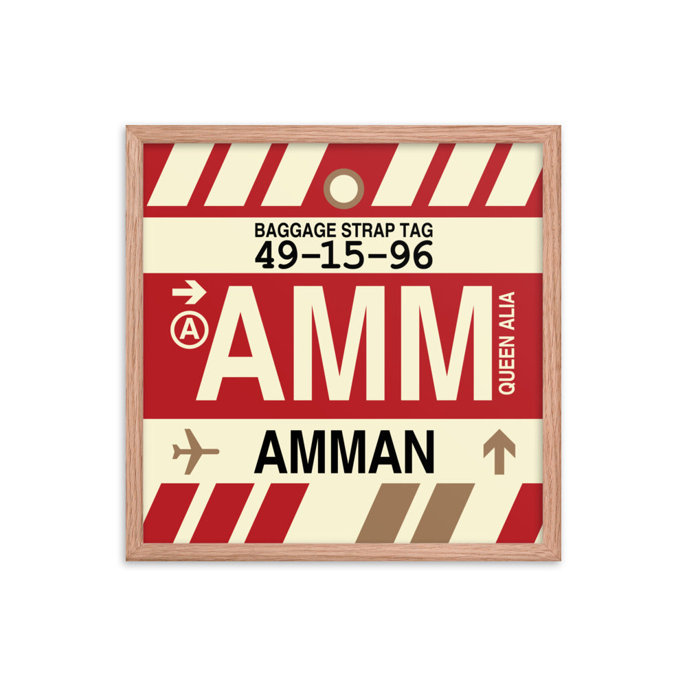 Travel-Themed Framed Print • AMM Amman • YHM Designs - Image 10