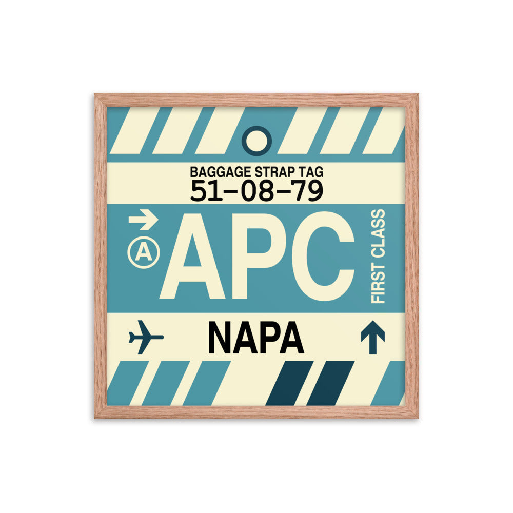 Travel-Themed Framed Print • APC Napa Souvenir • YHM Designs - Image 10