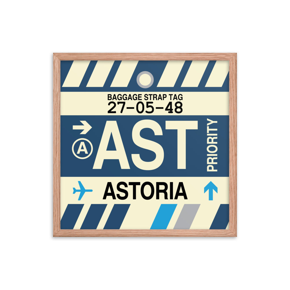 Travel-Themed Framed Print • AST Astoria Souvenir • YHM Designs - Image 10