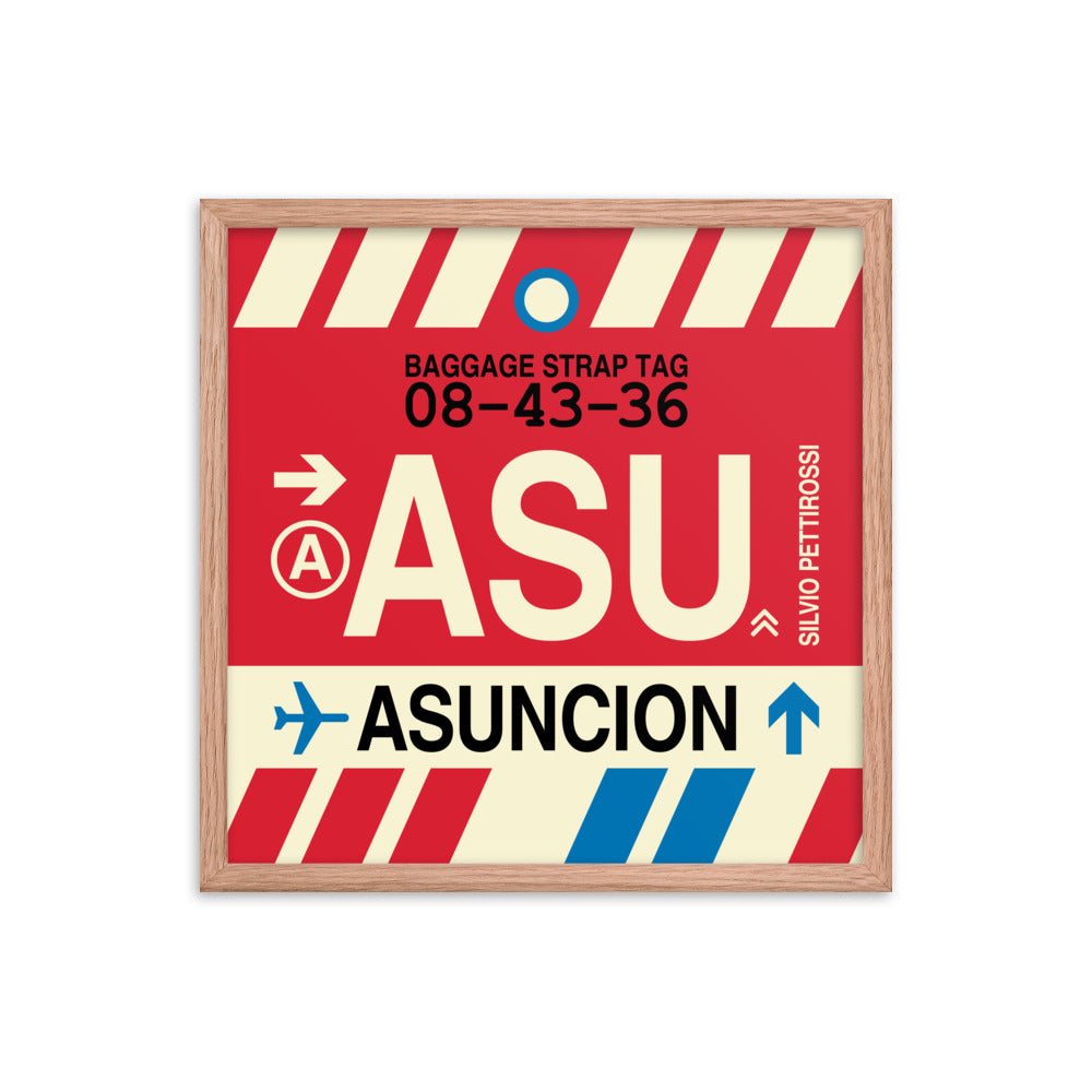 Travel-Themed Framed Print • ASU Asuncion • YHM Designs - Image 10