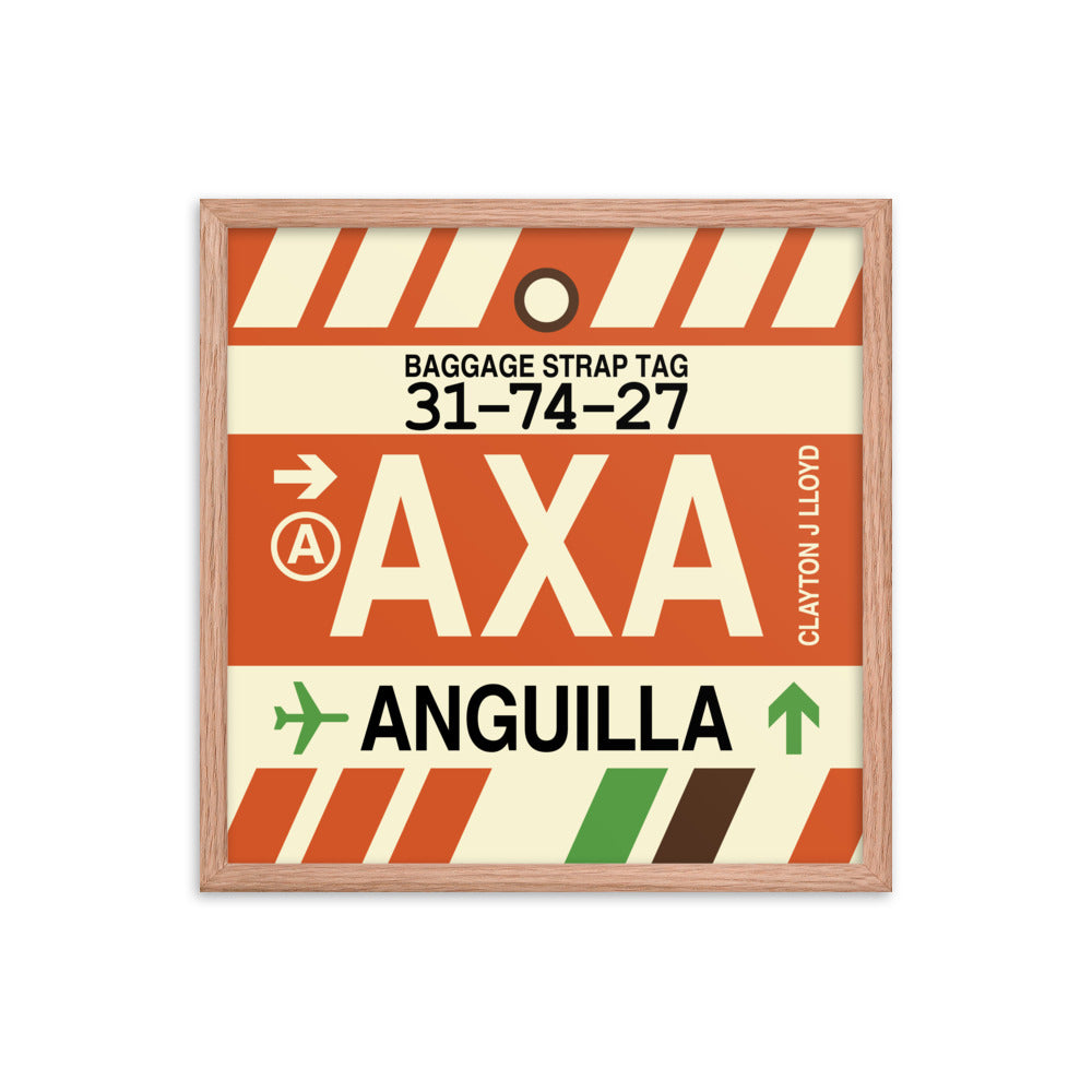 Travel-Themed Framed Print • AXA Anguilla • YHM Designs - Image 10