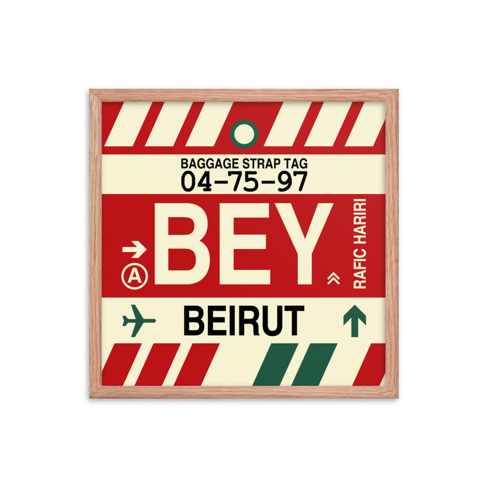Travel-Themed Framed Print • BEY Beirut • YHM Designs - Image 10