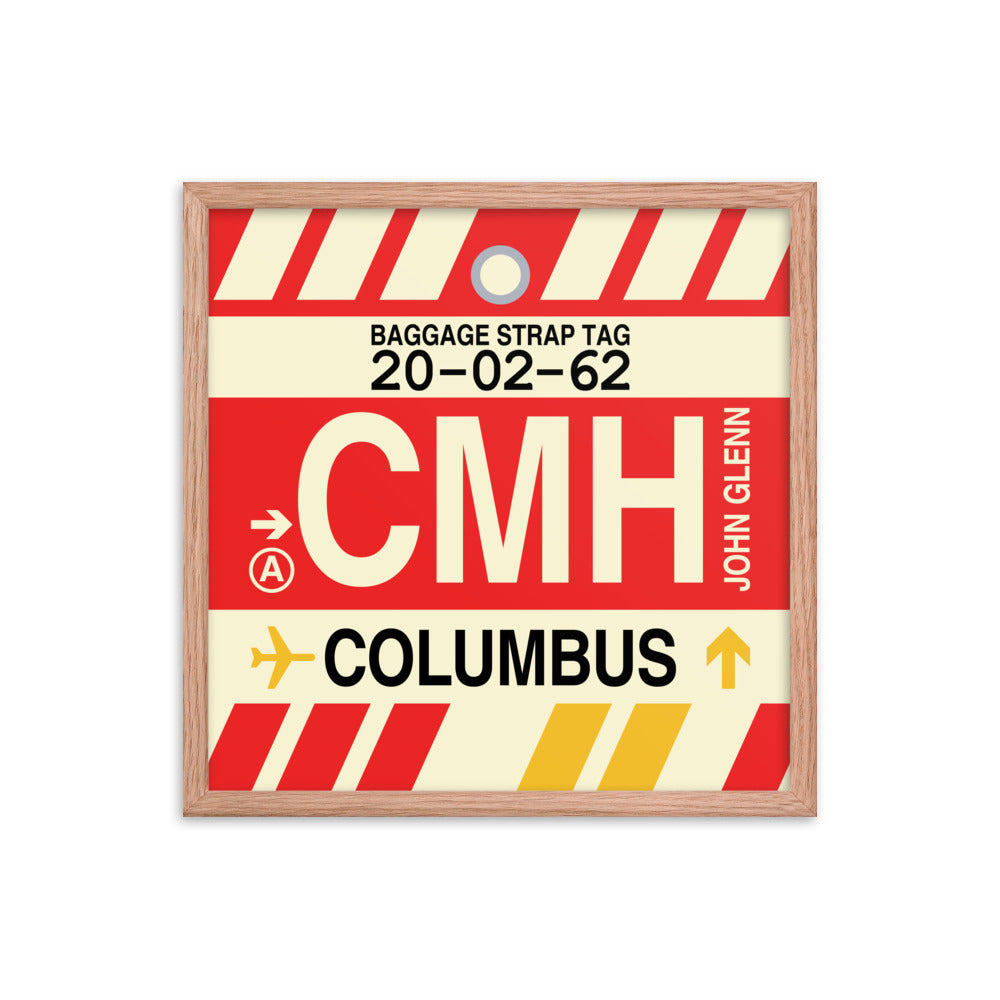 Travel-Themed Framed Print • CMH Columbus Souvenir • YHM Designs - Image 10