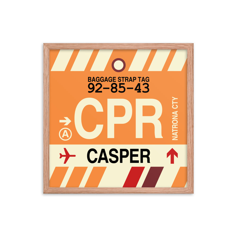 Travel-Themed Framed Print • CPR Casper Souvenir • YHM Designs - Image 10
