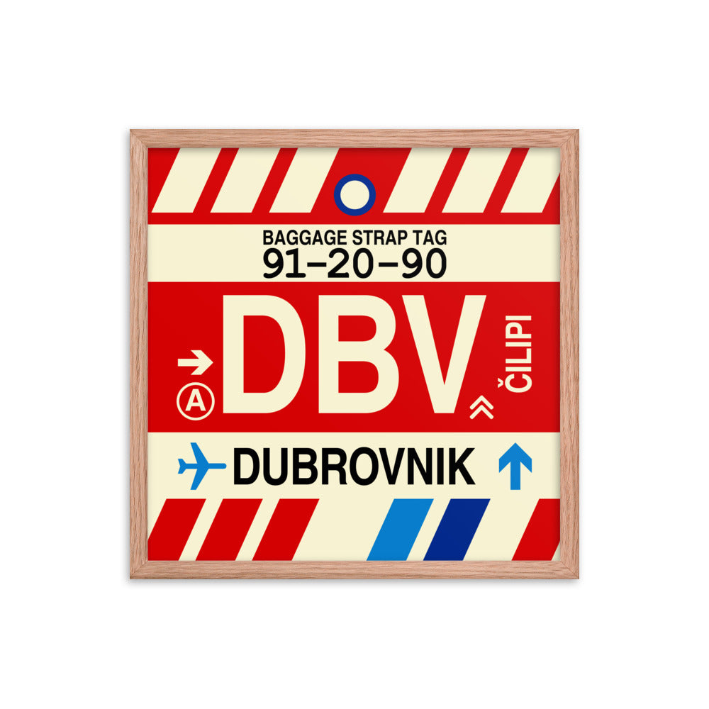 Travel-Themed Framed Print • DBV Dubrovnik Souvenir • YHM Designs - Image 10