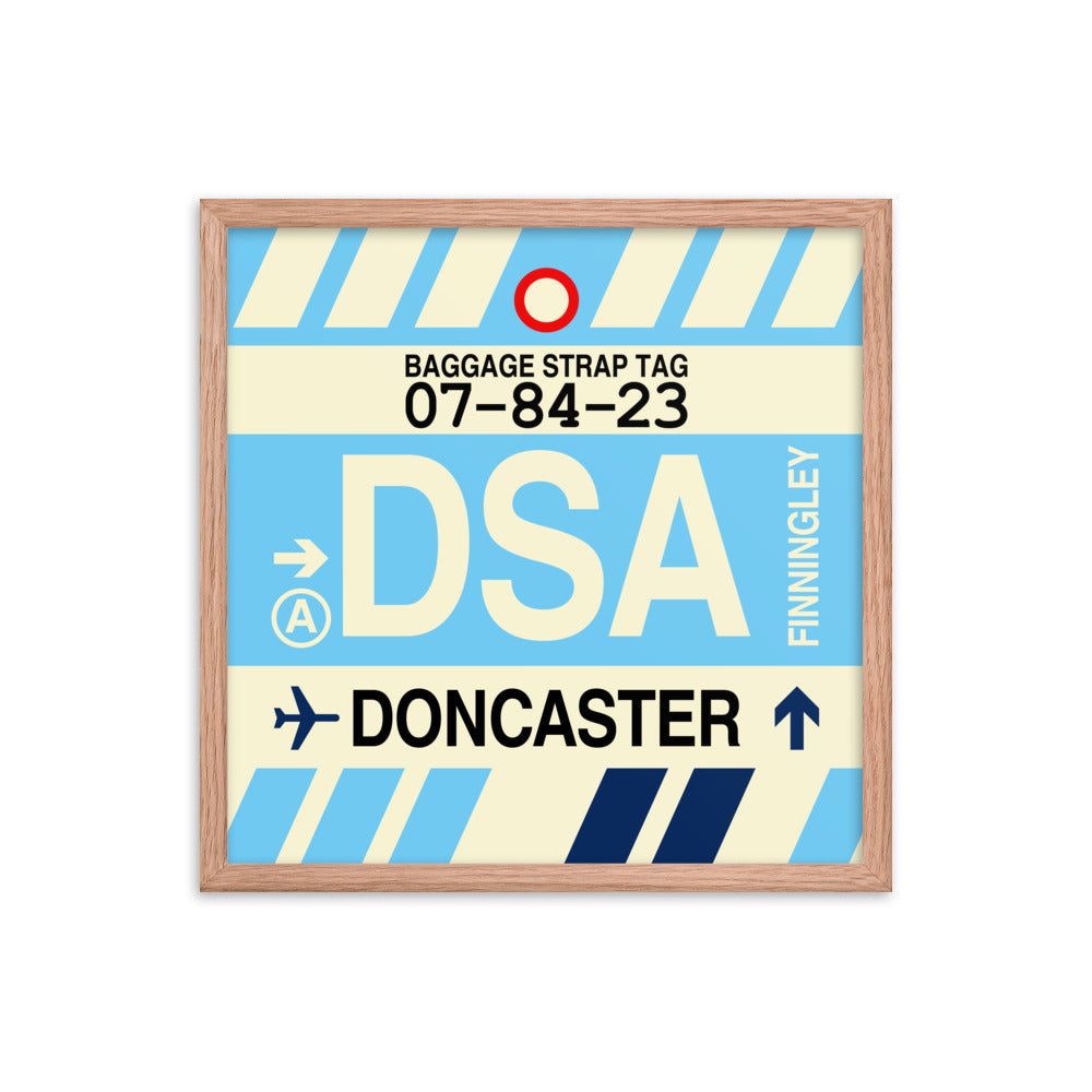 Travel-Themed Framed Print • DSA Doncaster Souvenir • YHM Designs - Image 10