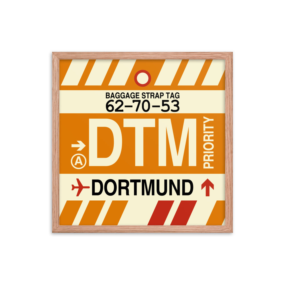 Travel-Themed Framed Print • DTM Dortmund Souvenir • YHM Designs - Image 10
