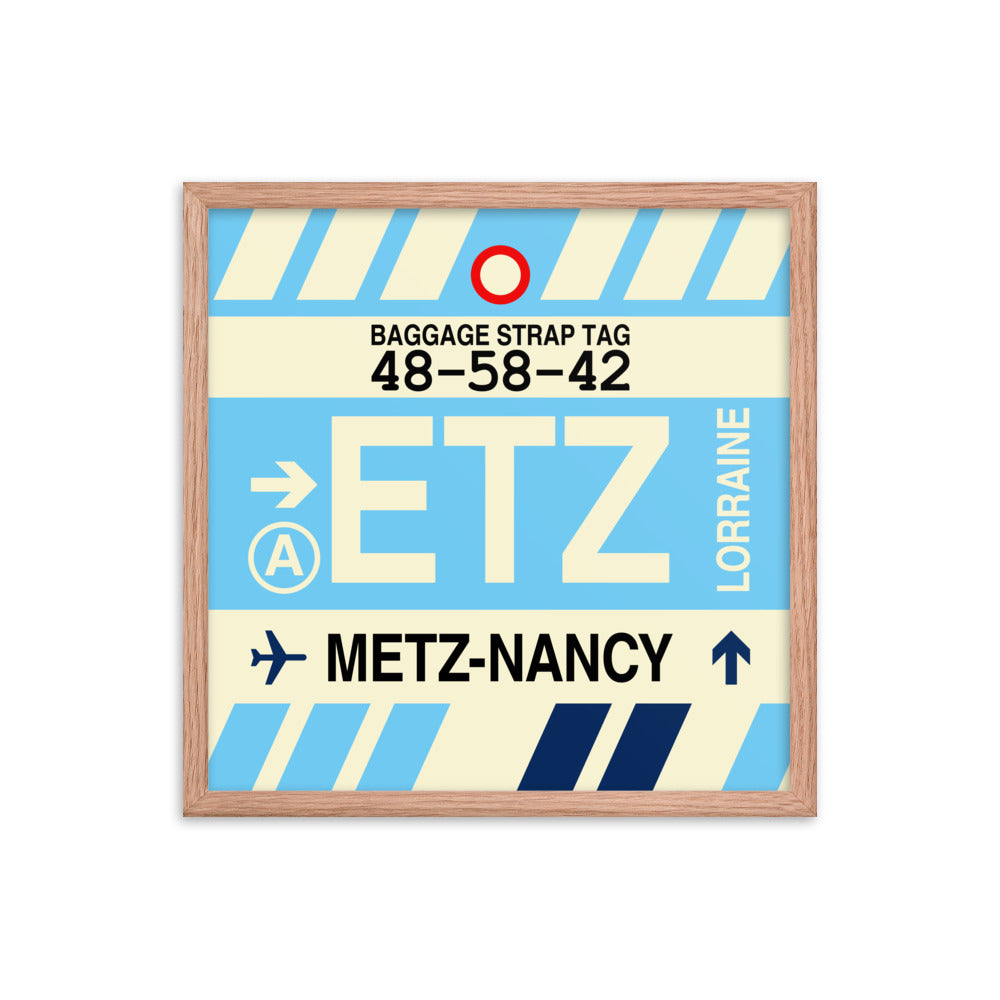 Travel-Themed Framed Print • ETZ Metz-Nancy-Lorraine • YHM Designs - Image 10
