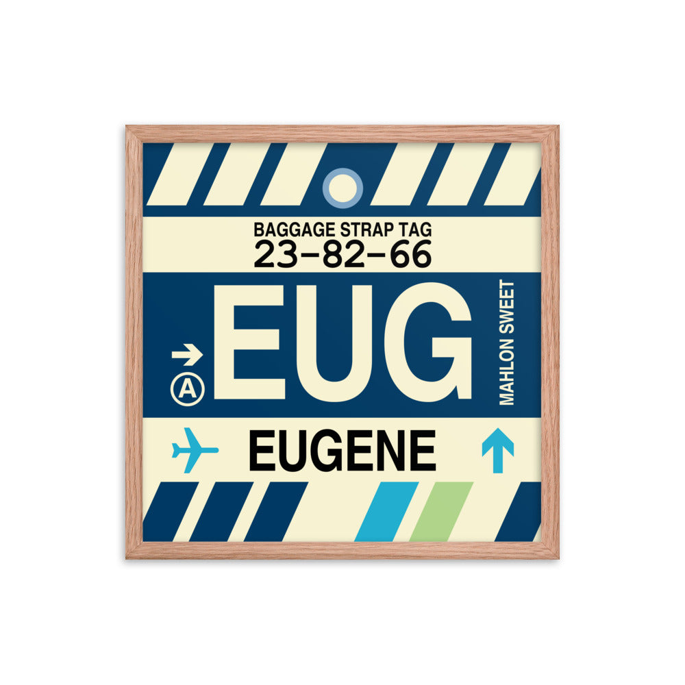 Travel-Themed Framed Print • EUG Eugene Souvenir • YHM Designs - Image 10