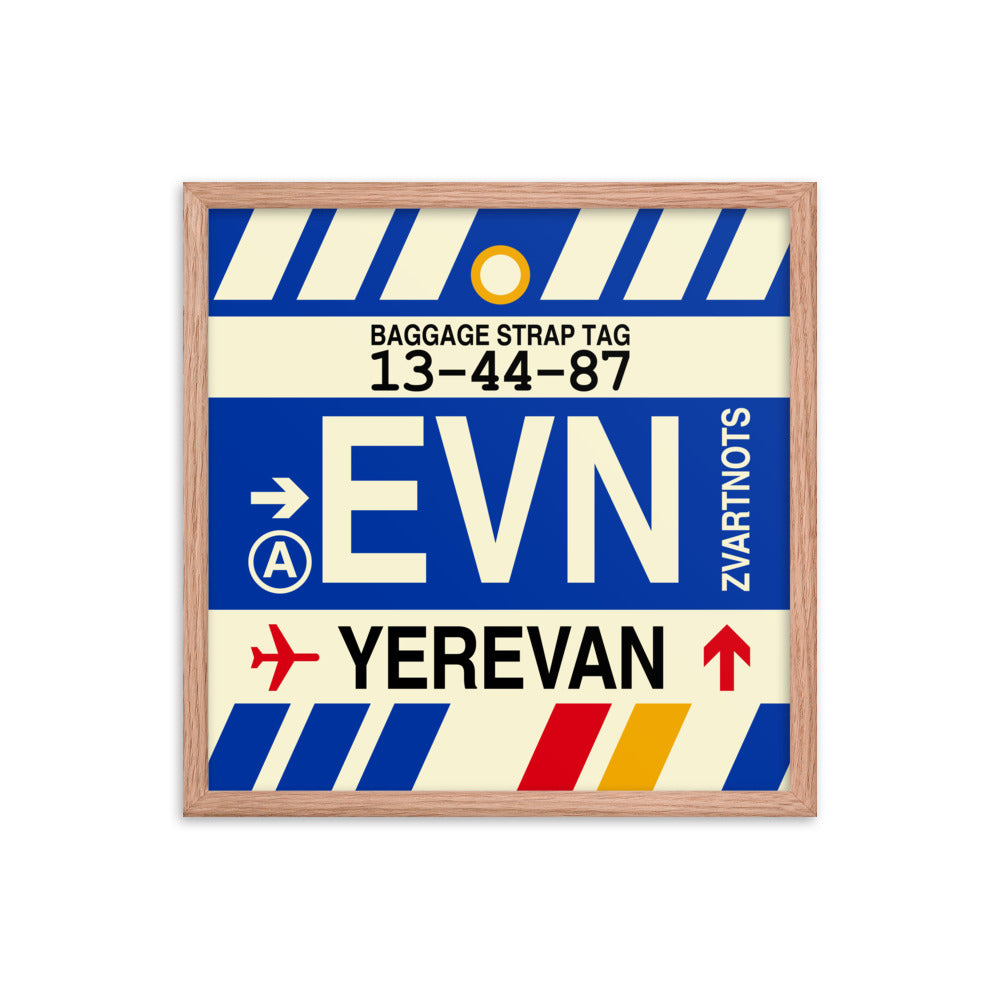 Travel-Themed Framed Print • EVN Yerevan Souvenir • YHM Designs - Image 10