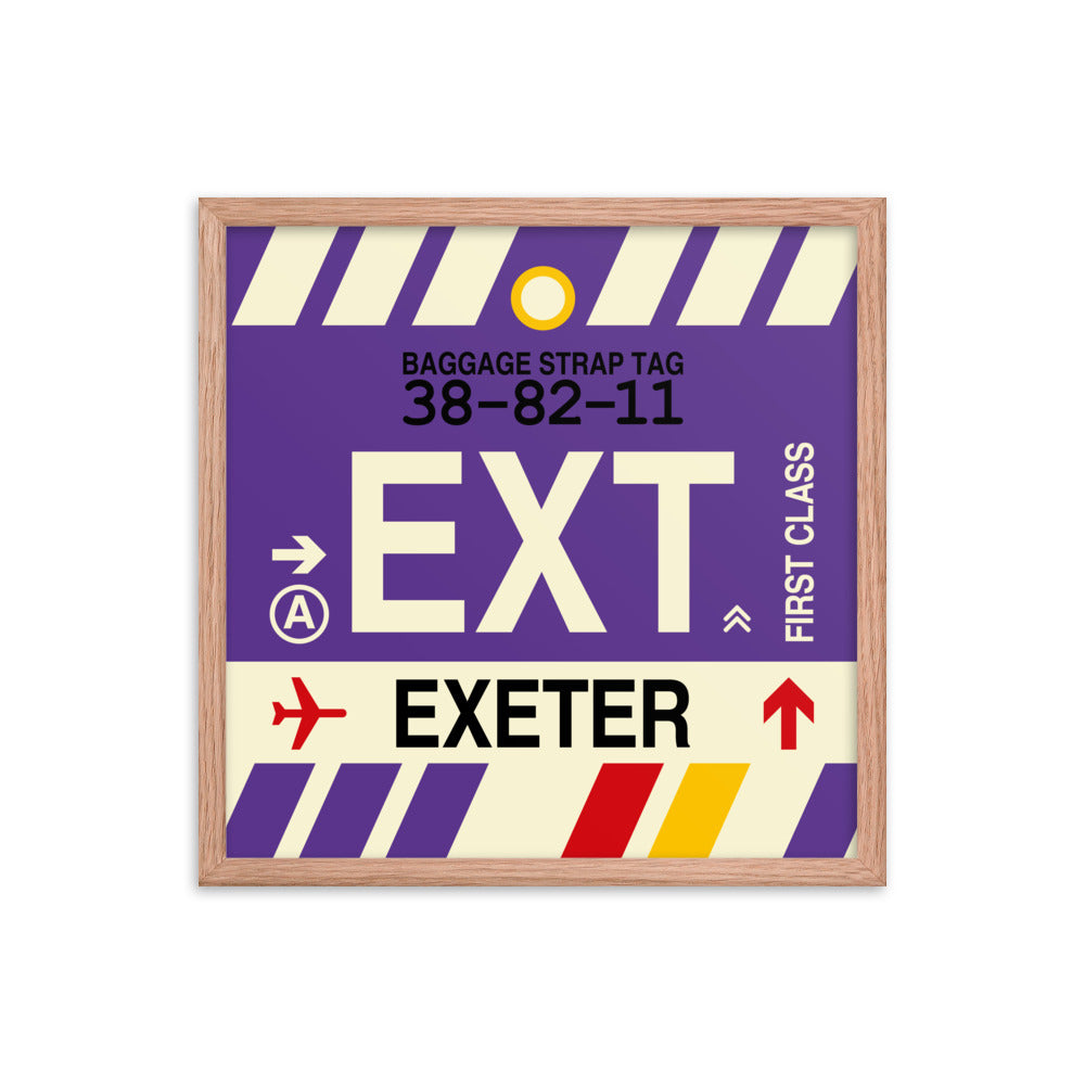 Travel-Themed Framed Print • EXT Exeter Souvenir • YHM Designs - Image 10