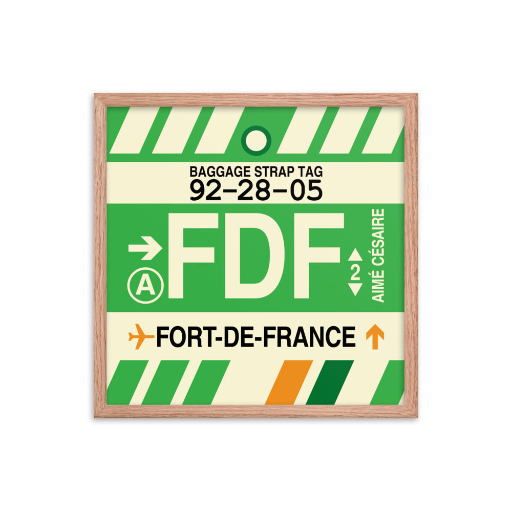 Travel-Themed Framed Print • FDF Fort-de-France Souvenir • YHM Designs - Image 10