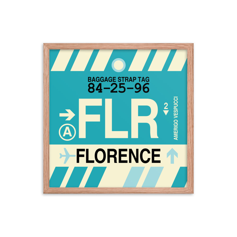 Travel-Themed Framed Print • FLR Florence Souvenir • YHM Designs - Image 10