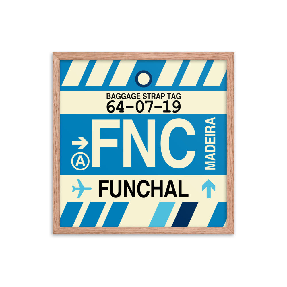 Travel-Themed Framed Print • FNC Funchal Souvenir • YHM Designs - Image 10