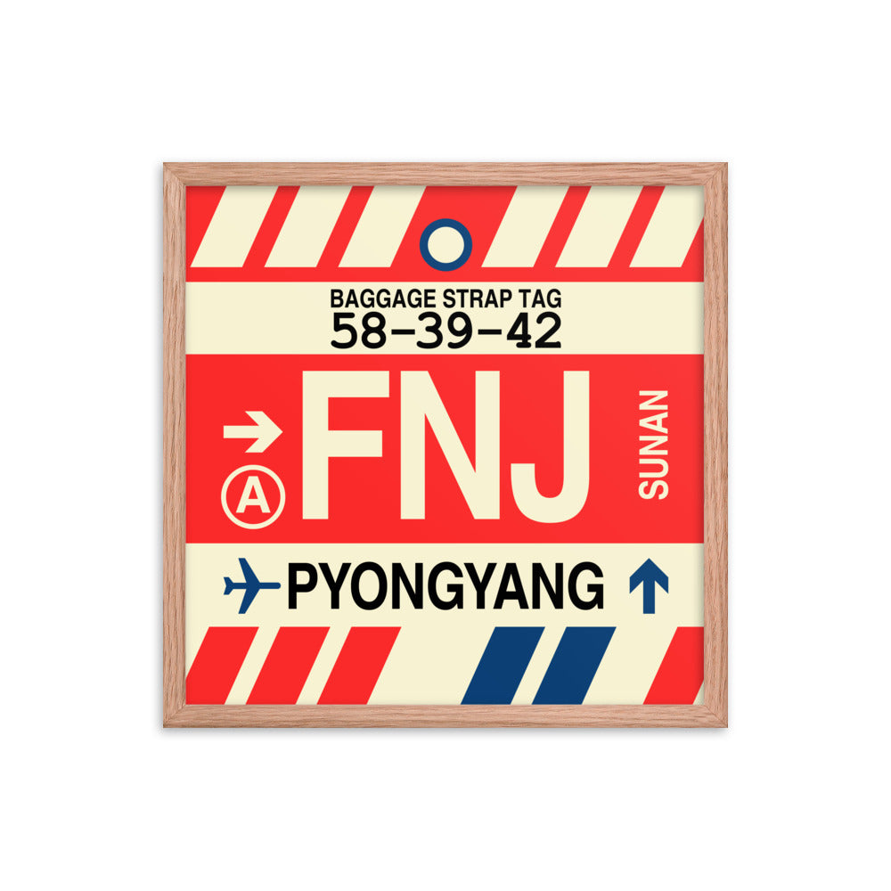 Travel-Themed Framed Print • FNJ Pyongyang Souvenir • YHM Designs - Image 10