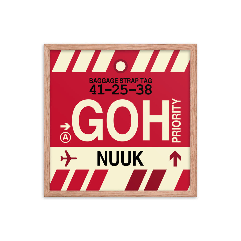 Travel-Themed Framed Print • GOH Nuuk Souvenir • YHM Designs - Image 10