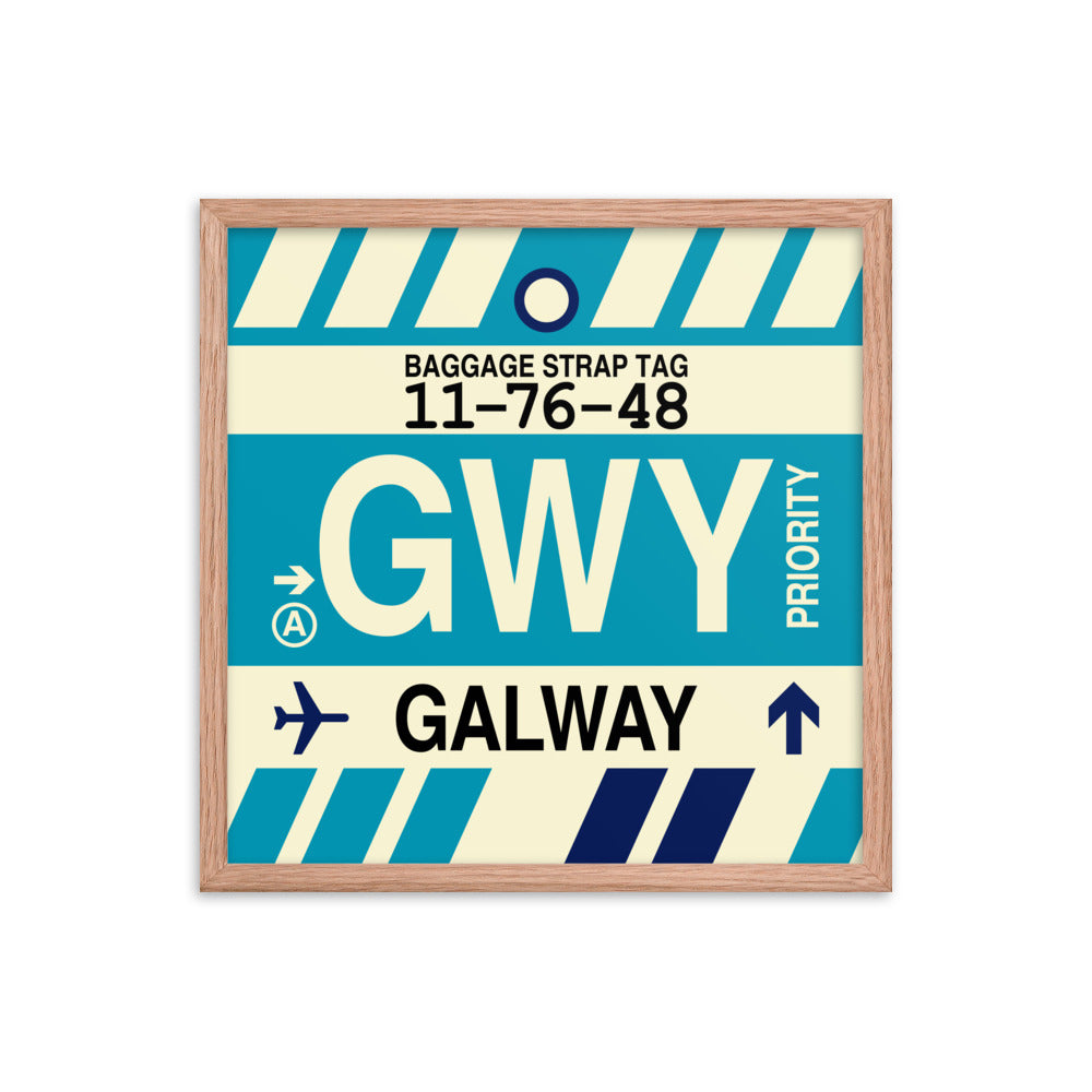 Travel-Themed Framed Print • GWY Galway Souvenir • YHM Designs - Image 10