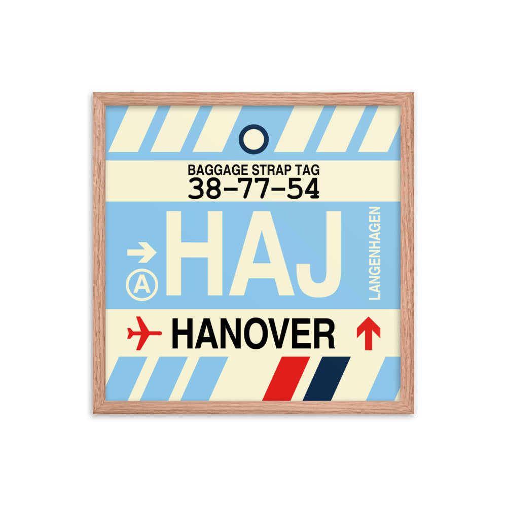 Travel-Themed Framed Print • HAJ Hanover Souvenir • YHM Designs - Image 10