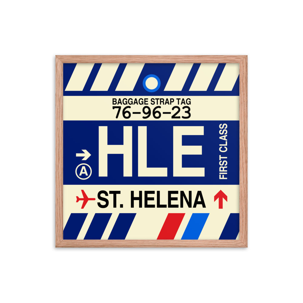 Travel-Themed Framed Print • HLE St. Helena Souvenir • YHM Designs - Image 10