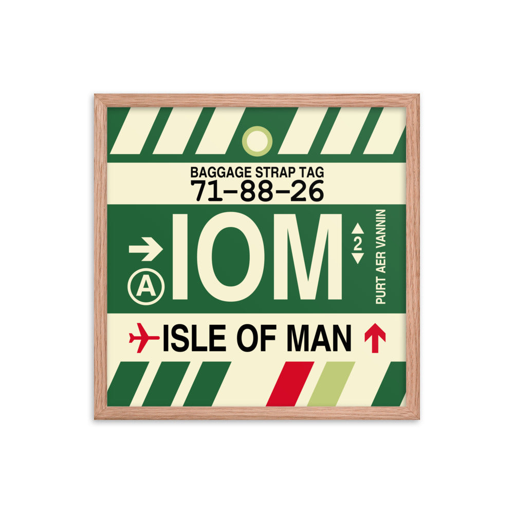 Travel-Themed Framed Print • IOM Isle of Man Souvenir • YHM Designs - Image 10