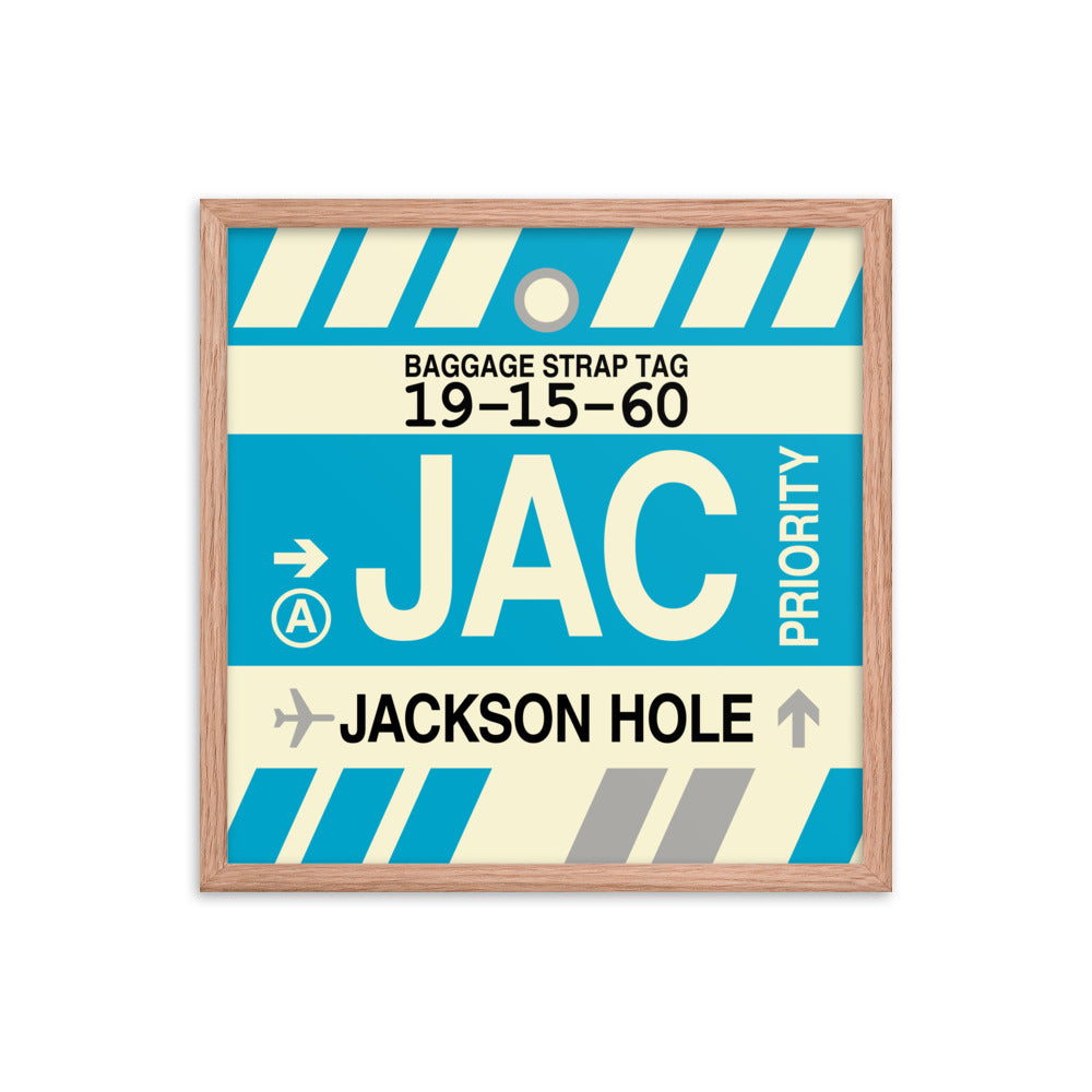 Travel-Themed Framed Print • JAC Jackson Hole Souvenir • YHM Designs - Image 10