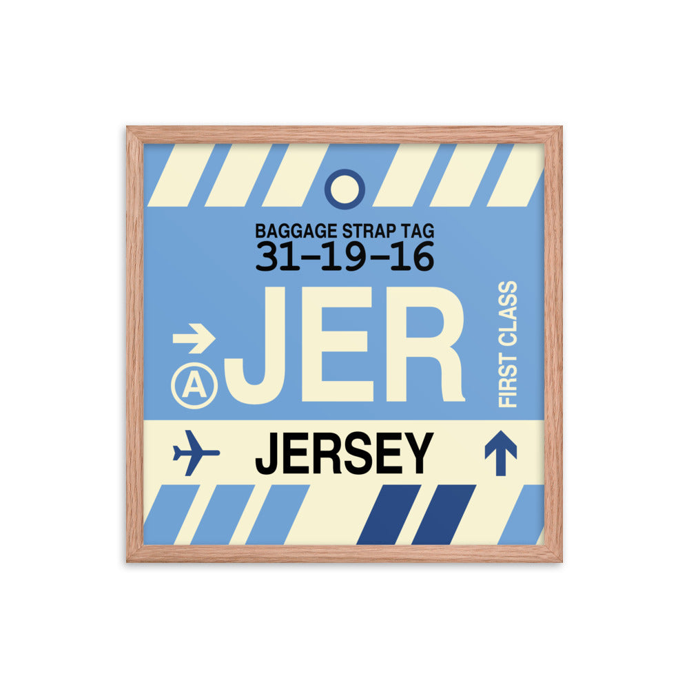 Travel-Themed Framed Print • JER Jersey Souvenir • YHM Designs - Image 10