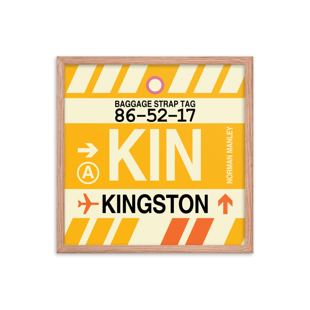 Travel-Themed Framed Print • KIN Kingston Souvenir • YHM Designs - Image 10