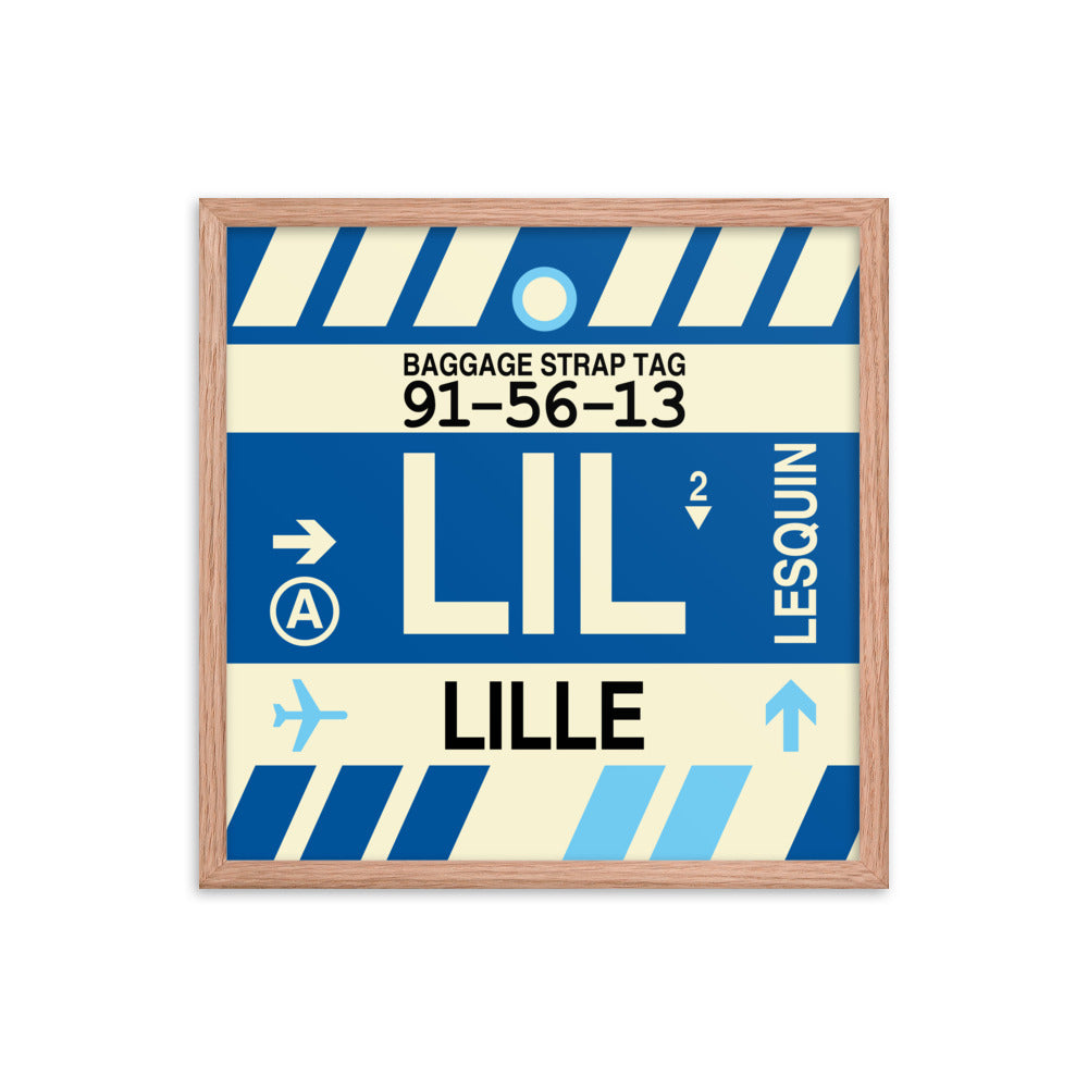 Travel-Themed Framed Print • LIL Lille • YHM Designs - Image 10